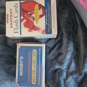 Two Sets Of Anatomy Flash Cards Medical Pre Med Nursing Study